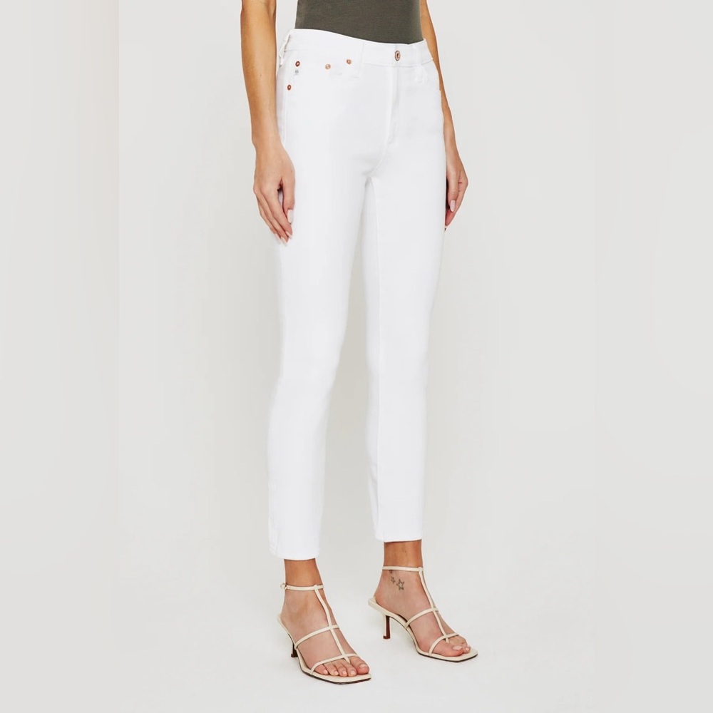 AG Adriano Goldshmied Mari Crop High-Rise Straight Women’s 32 Regular